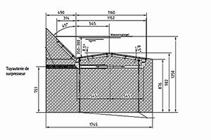 Banquette à bulles 3 éléments pour piscine carrelée. Kit complet (sauf pièces à sceller).