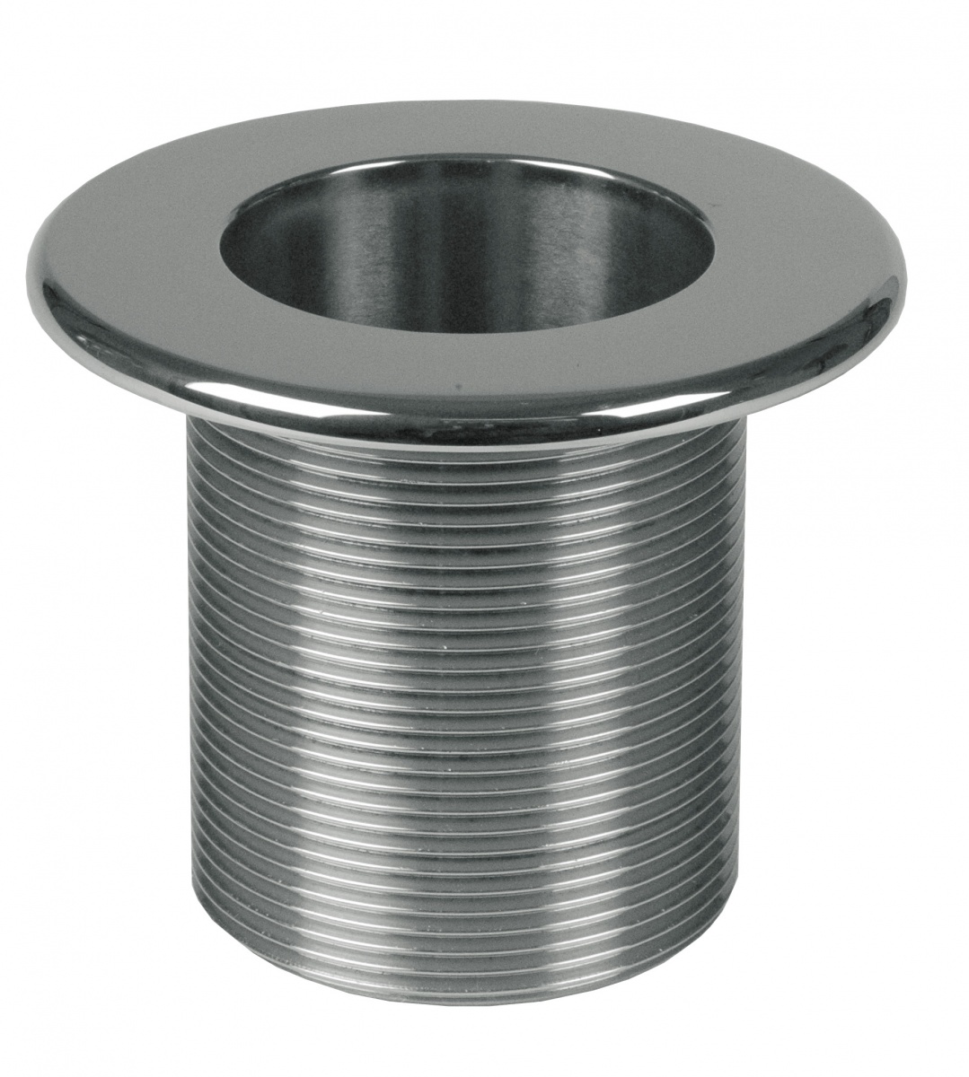 Buse d'aspiration plate, corps 100% inox 316L - G2 ext. longueur 70 mm, pour piscine carrelée ou préfabriquée