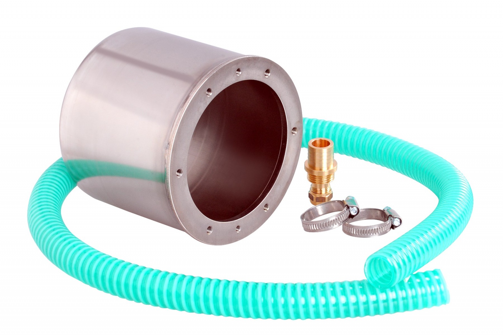 Boitiers d’encastrement en inox 316L pour projecteur subaquatique ø 146 mm, pour bassin inox, béton, carrelé ou liner.