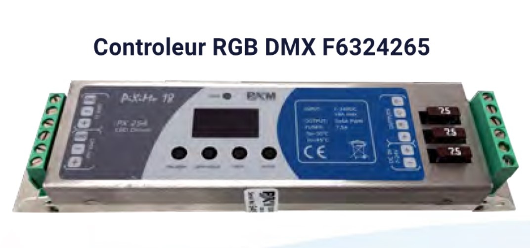 Contrôleur RVB ou RGBW DMX