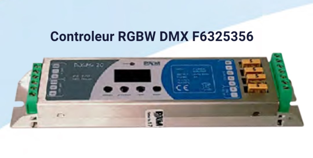 Photo en situation de : Contrôleur RVB ou RGBW DMX