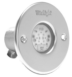 Projecteur subaquatique VitaLight® 4.4 POWER-LED 3.0 24V 100% inox enjoliveur et corps - ø 110mm