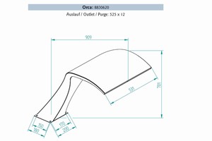 plan Douche-Cascade Inox ORCA