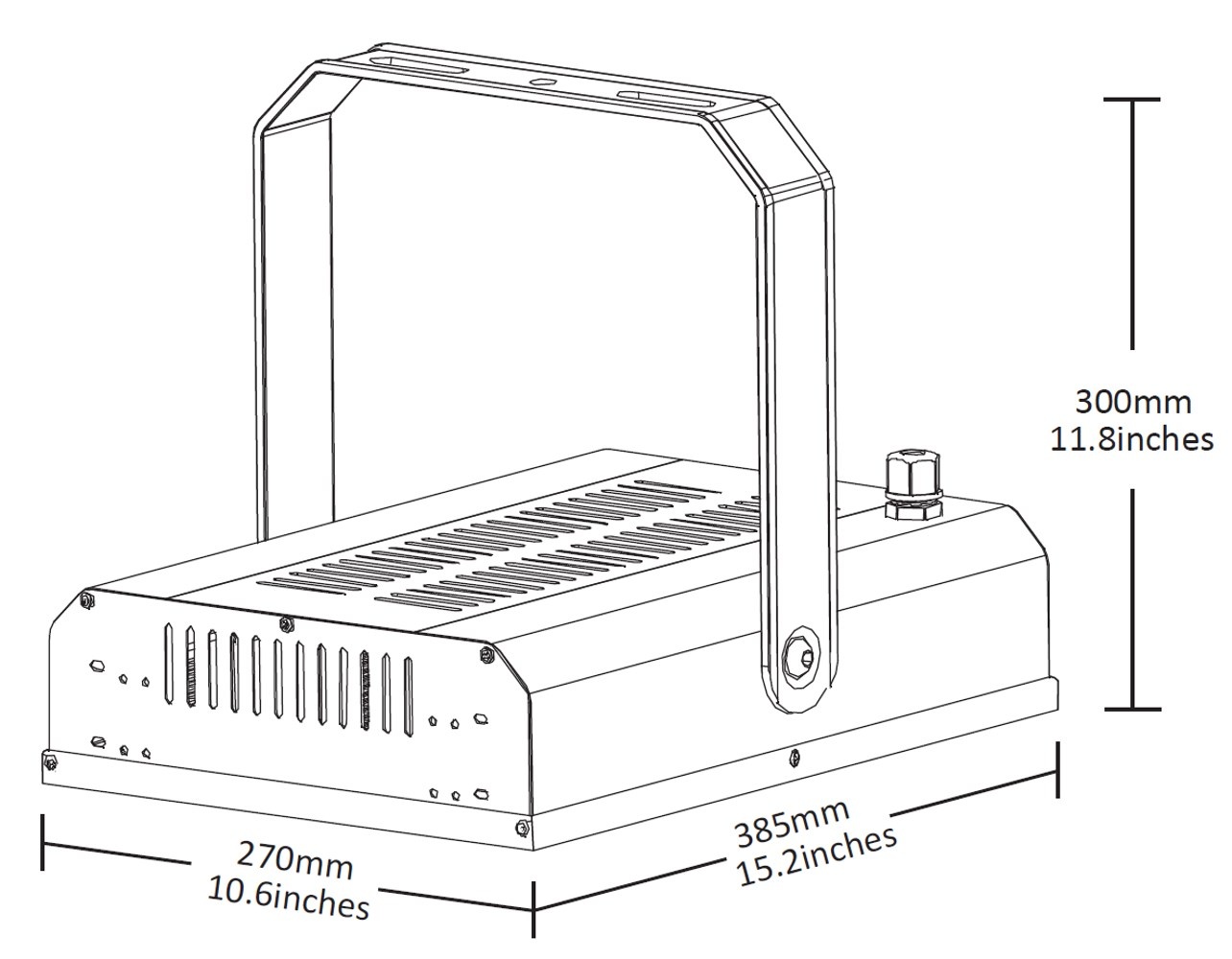 plan Projecteur LED 160W pour locaux de piscine résistant à la corrosion