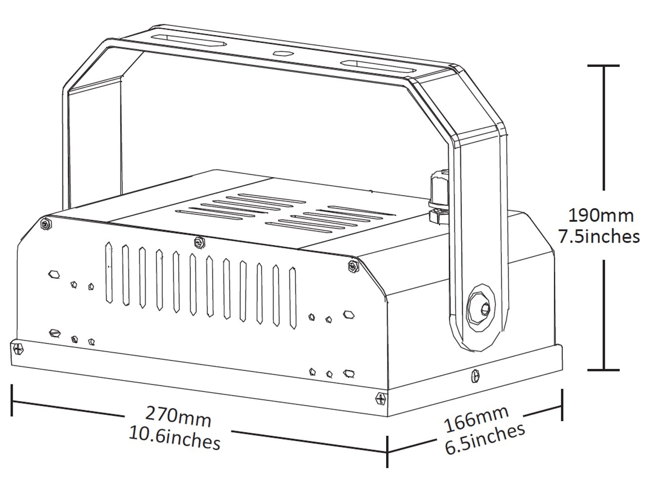 plan Projecteur LED 40W pour locaux de piscine résistant à la corrosion