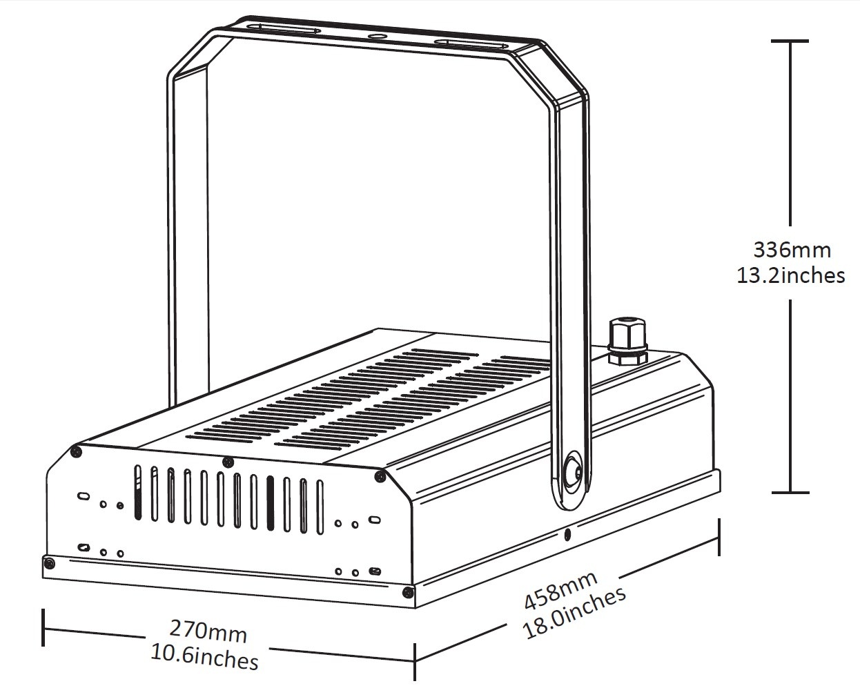 plan Projecteur LED 200W pour locaux de piscine résistant à la corrosion