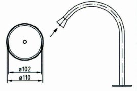 plan Canon à eau MIDI à jet étroit en cloche (ensemble complet)