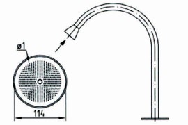 plan Canon à eau MIDI à jet large en cloche (ensemble complet)